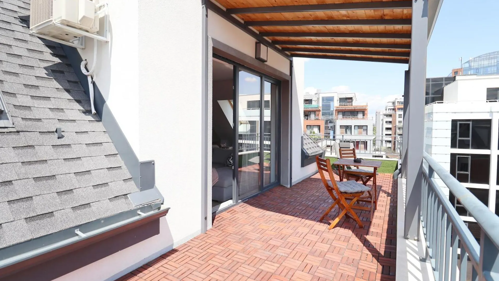 New Sofia Skyline 1Bdrm Free Parking & Terrace Apartment Bulgaria